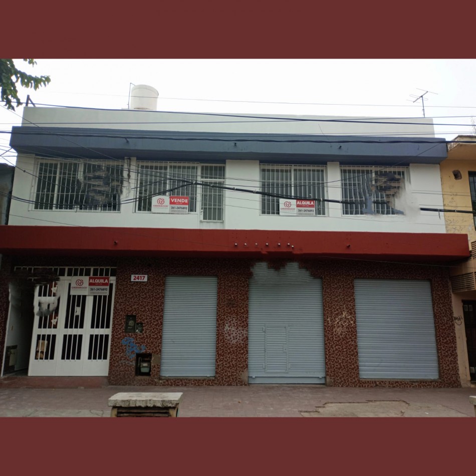 GREENWOOD INMOBILIARIA VENDE DEPARTAMENTO EN PRIMER PISO CON LOCAL COMERCIAL EN PLANTA BAJA