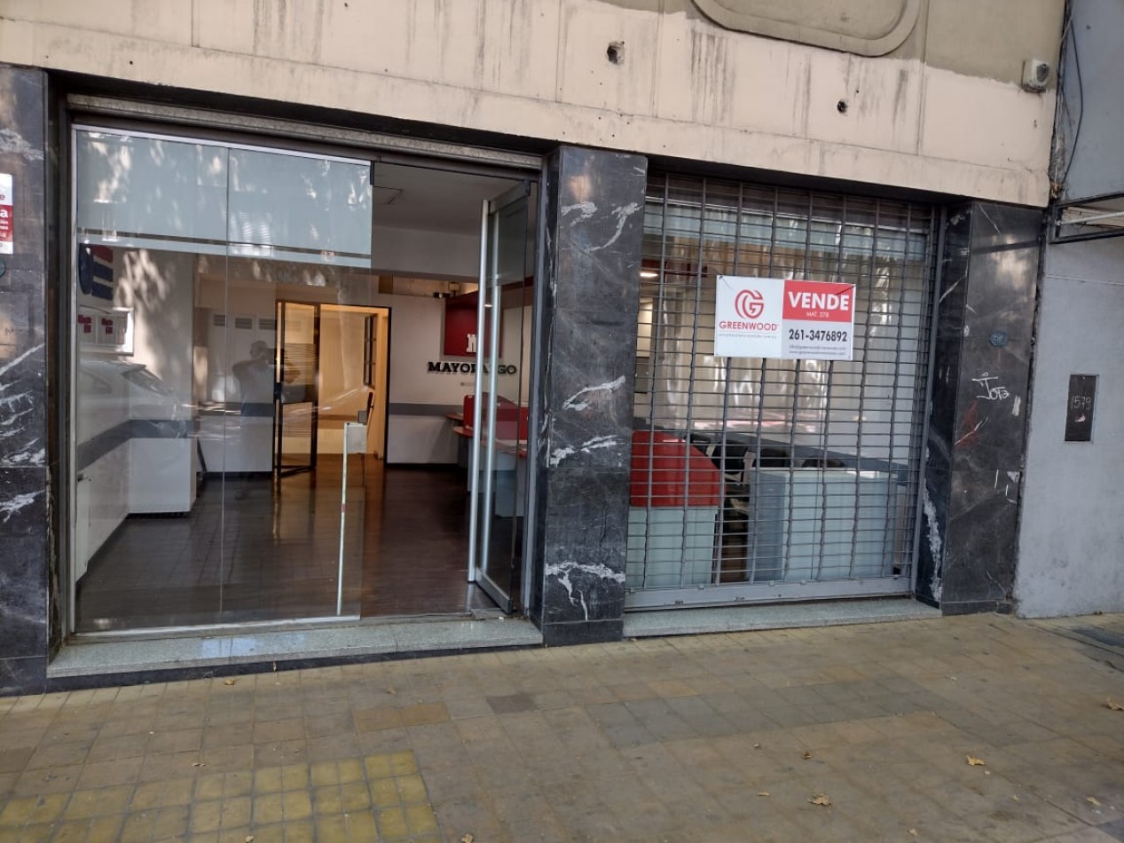 GREENWOOD INMOBILIARIA VENDE LOCAL COMERCIAL EN PLENO CENTRO DE MENDOZA  