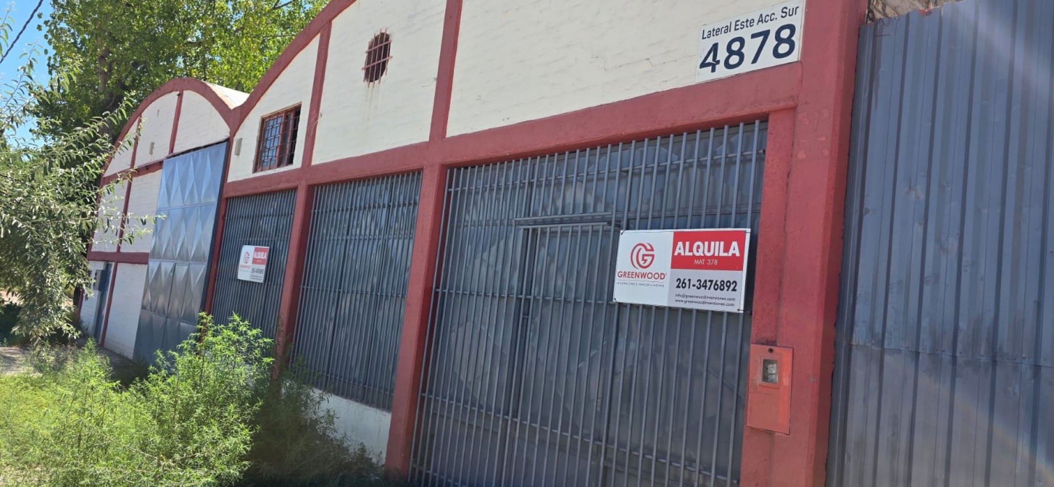 GREENWOOD INMOBILIARIA ALQUILA GALPON EN LUJAN DE CUYO 