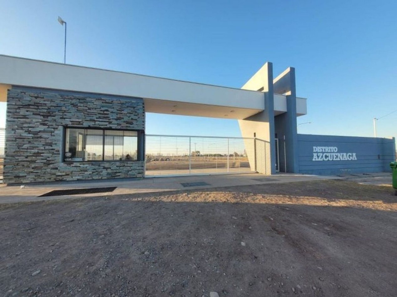 LOTE CENTRAL EN VENTA - BARRIO PRIVADO DISTRITO AZCUENAGA, LUNLUNTA, MAIPU. 