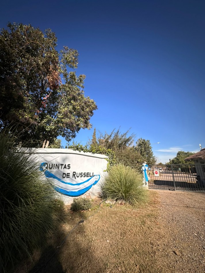 VENTA DE LOTE EN QUINTAS DE RUSSEL