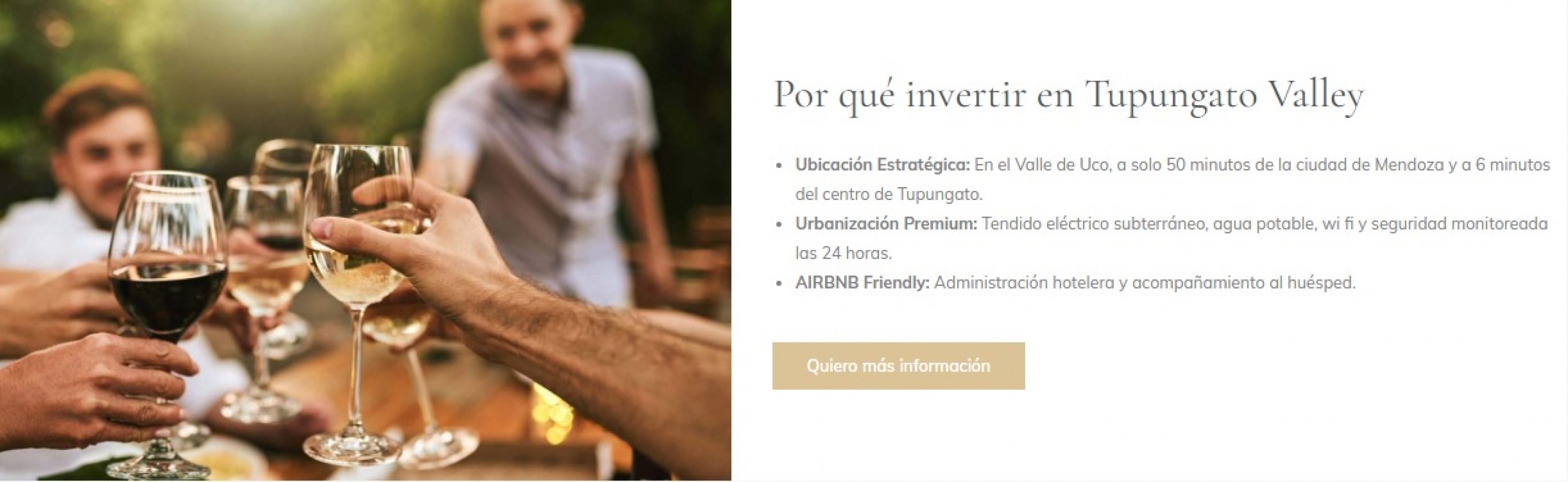 GREENWOOD VENDE "LOTE EN TUPUNGATO VALLEY"