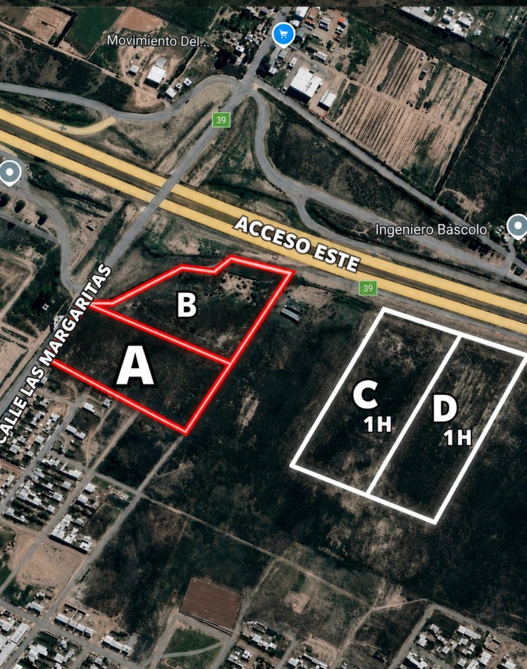 Greenwood VENDE | 4 FRACCIONES SOBRE ACCESO ESTE - San Roque, Maipu